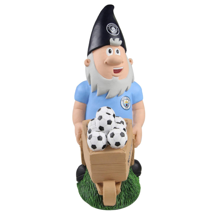 Forever Collectibles UK Foco EPL Fussball Manchester City FC Schubkarre, Gartenzwerg, 26,7 cm, Dekor
