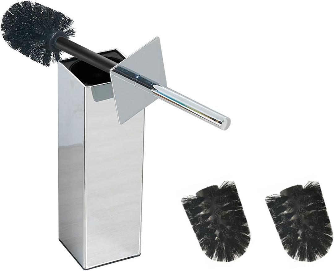 BGL 304 Edelstahl Material Ständer Toilettenbürstenhalter für Bad und Hotel (Chrom) Glänzend, Glänze