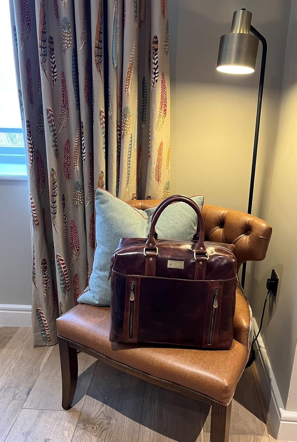 CATWALK COLLECTION HANDBAGS - Vintage Leder - Reisetasche/Freizeittasche/Sporttaschevon/Wochenendtac
