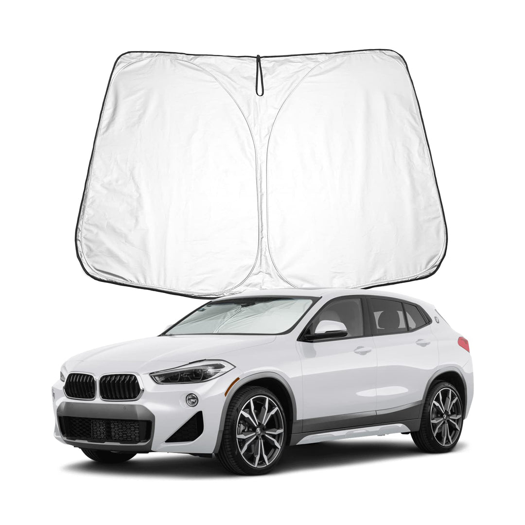 BIXUAN X2 Sonnenschutz kompatibel mit BMW X2 F39 2019-2023 Windschutzscheibe für F39 das Auto Fronts