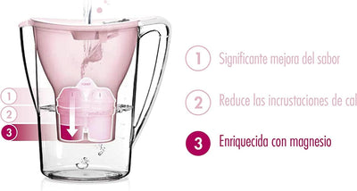 BWT 8801511 JARRA AGUA TIPO BRITA, Dunkelviolett, 11.5 cm 12 Dunkelviolett, 12 Dunkelviolett