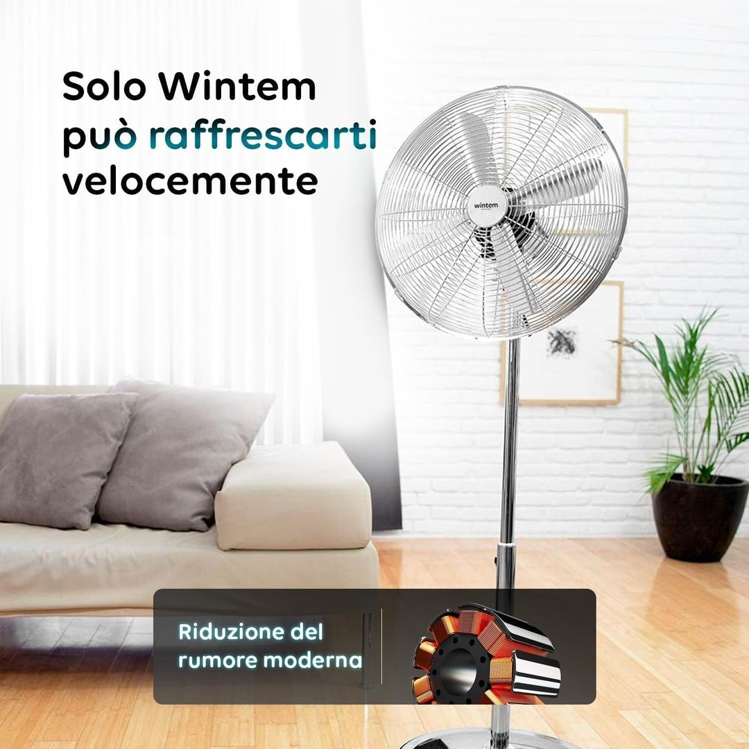 Lüfter (AMON, Kochbanane) A piantana Schwarz, A piantana Schwarz