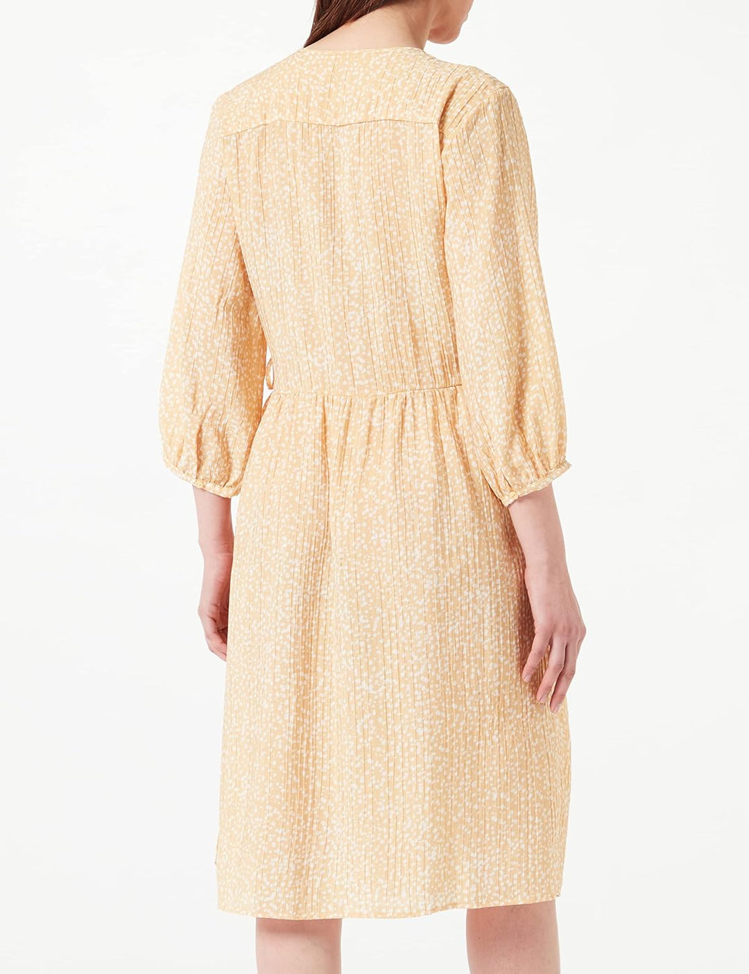 Noa Noa Damen Camillenn Dress 36 Print Yellow/White, 36 Print Yellow/White
