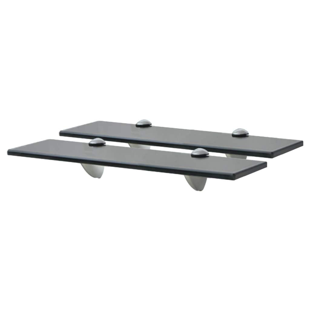 vidaXL 2X Regal Schwebend Wandregal Glasregal Glasboden Glasablage Badablage Wandablage Badregal Abl