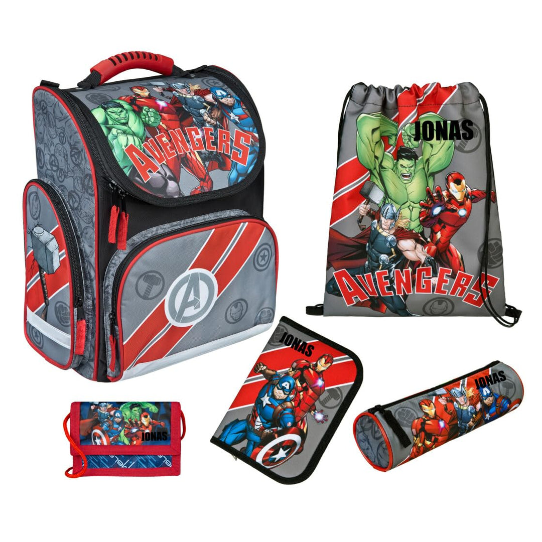 Undercover Schulranzen Set 1. Klasse - Personalisierter Inhalt mit Name - Schultasche Jungen Mädchen