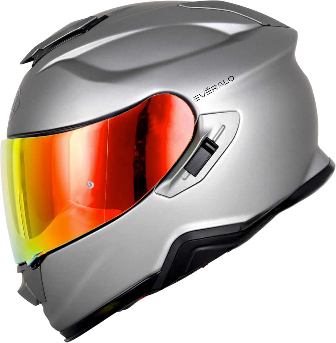 kompatibel mit Visier Shoei Gt Air - Gt Air 2 - Neotec - Opticson - Cns 1 (Rot Chrom), Rot Chrom