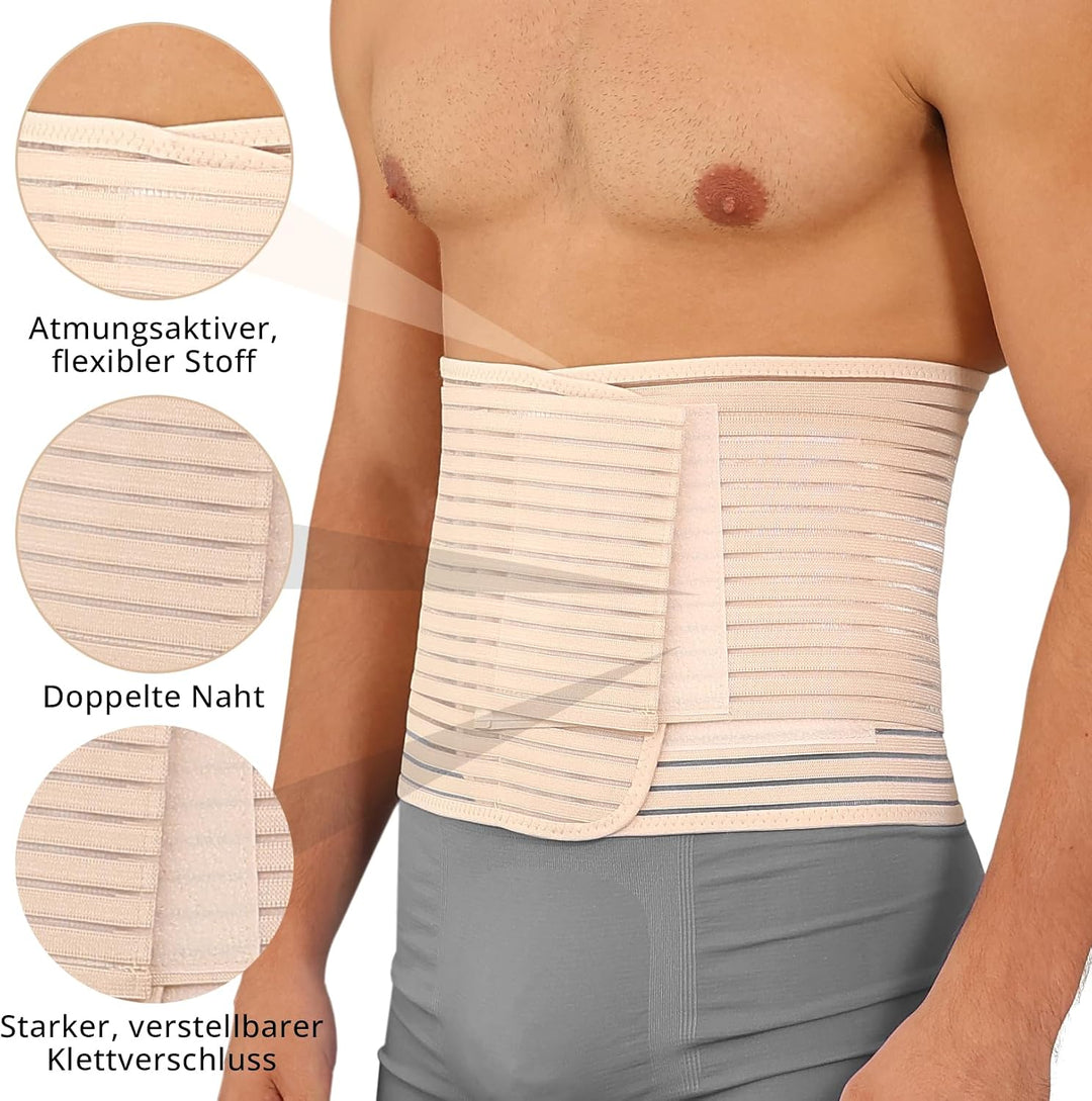 Channo Bauchgurt und Bauchbandage, zugleich als Bauchweggürtel und Waist Trainer verwendbar, auch id