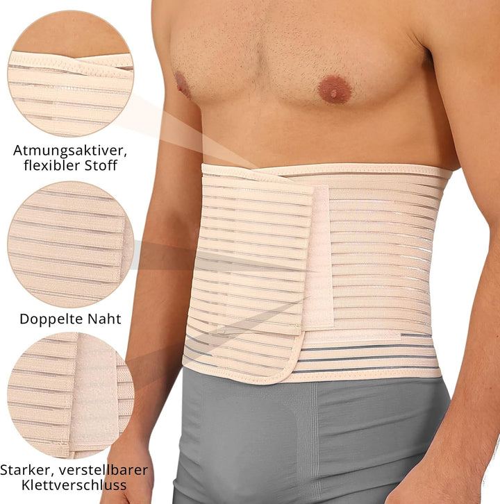 Channo Bauchgurt und Bauchbandage, zugleich als Bauchweggürtel und Waist Trainer verwendbar, auch id