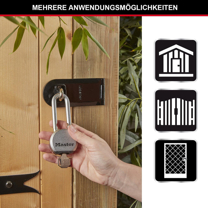 MASTER LOCK Hochleistungsvorhängeschloss [Schlüssel] [Massivem Stahl] [Aussenbereich] M830EURDLH - I