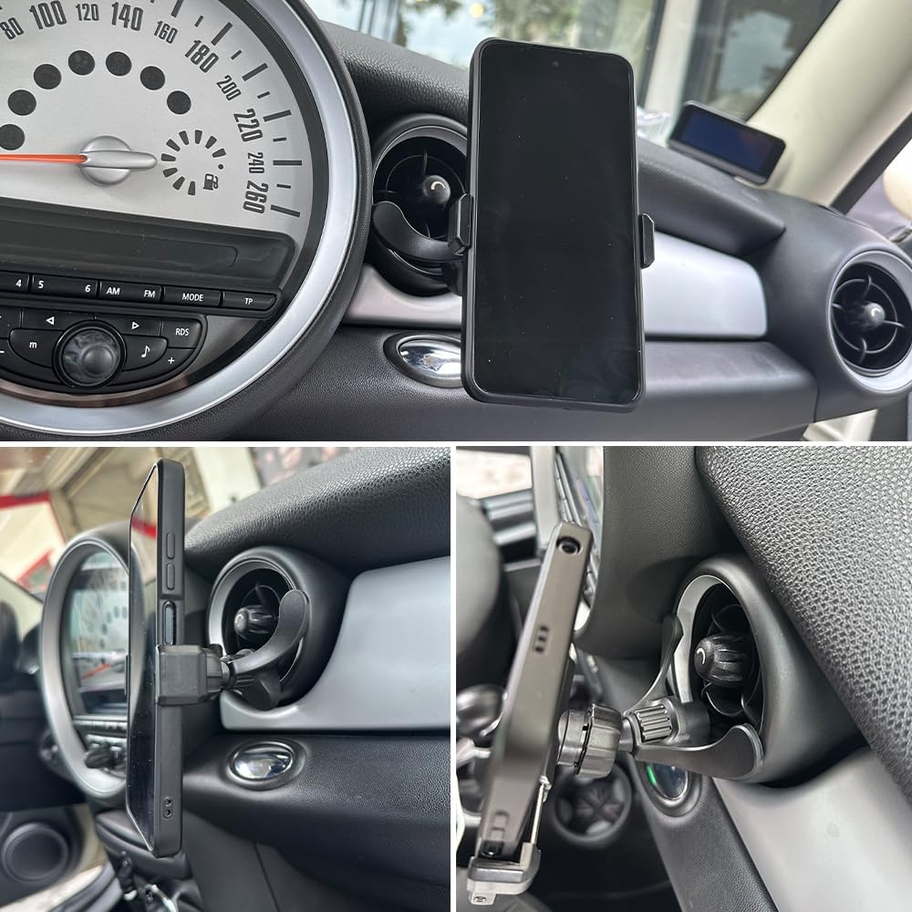 Auto Telefonhalter, Für Mini Cooper R56 R55 R57 R58 R59 R60 R61 Kreislauftauslass Telefonhalter für