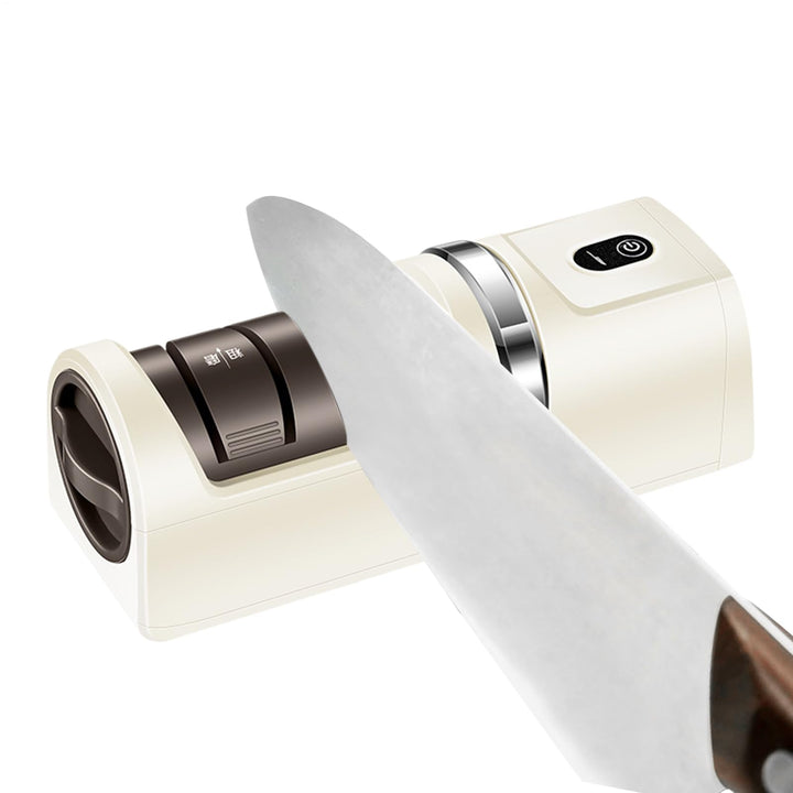 Electric Cutter Sharpener, Automatic Rechargeable Blade, 7.09x2.36x2.36 inches Professional Quick Po