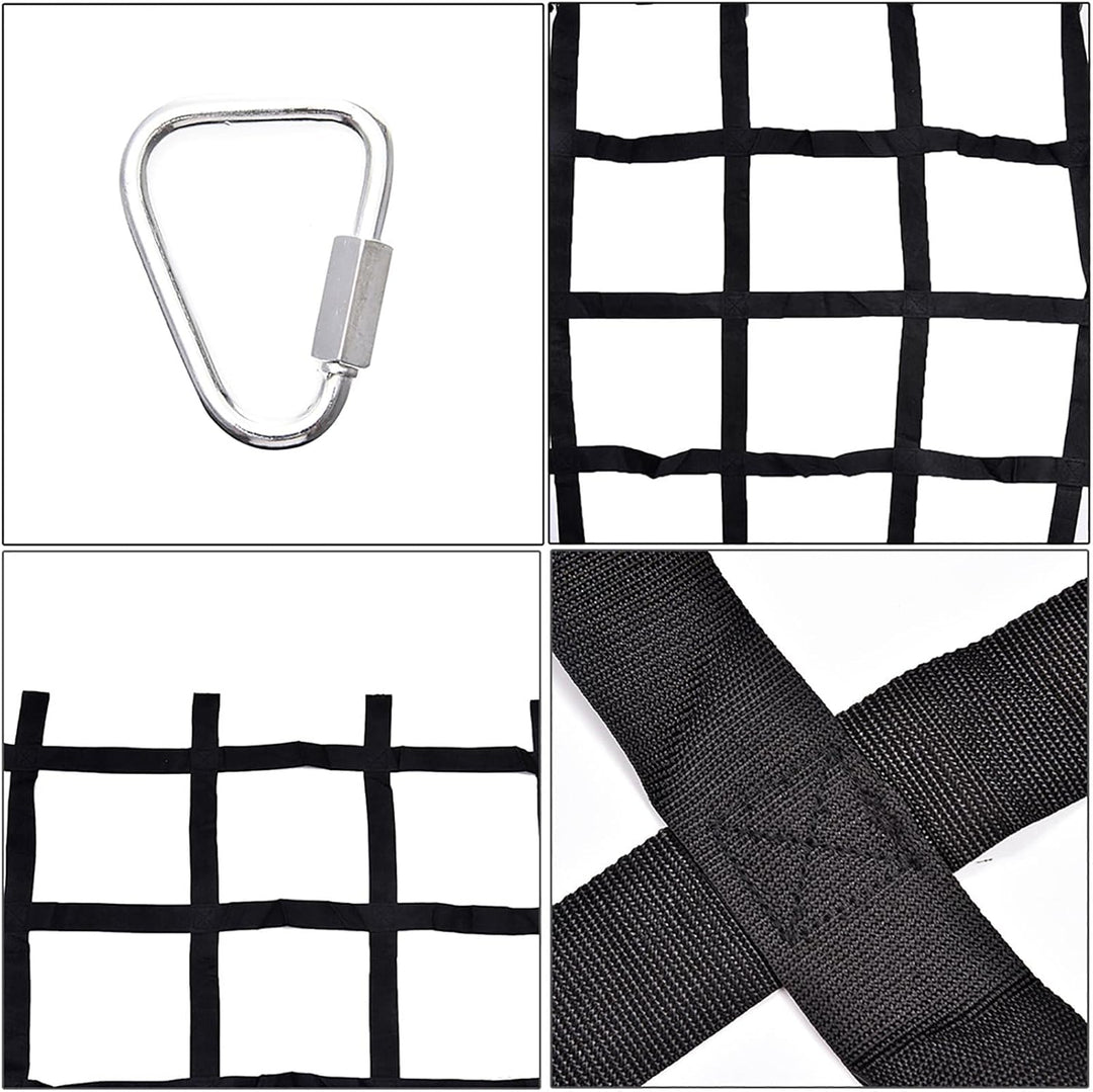Kletternetz für Kinder – Kletternetz für Kinder | 225,4 x 117,8 cm Netz mit Haken, Baumhaus, Dschung