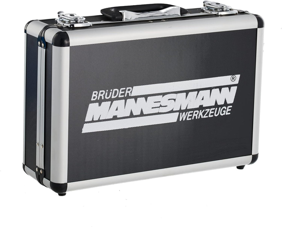 Brüder Mannesmann Werkzeuge 90-teilig Werkzeug-Koffer, 1 Stück, M29067 Single, Single