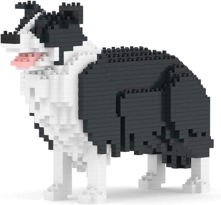 JEKCA | Border Collie 01S-M01 - Bausteine, Bausteine, Skulpturen zum Bauen, Sammeln, Perfekte Gesche