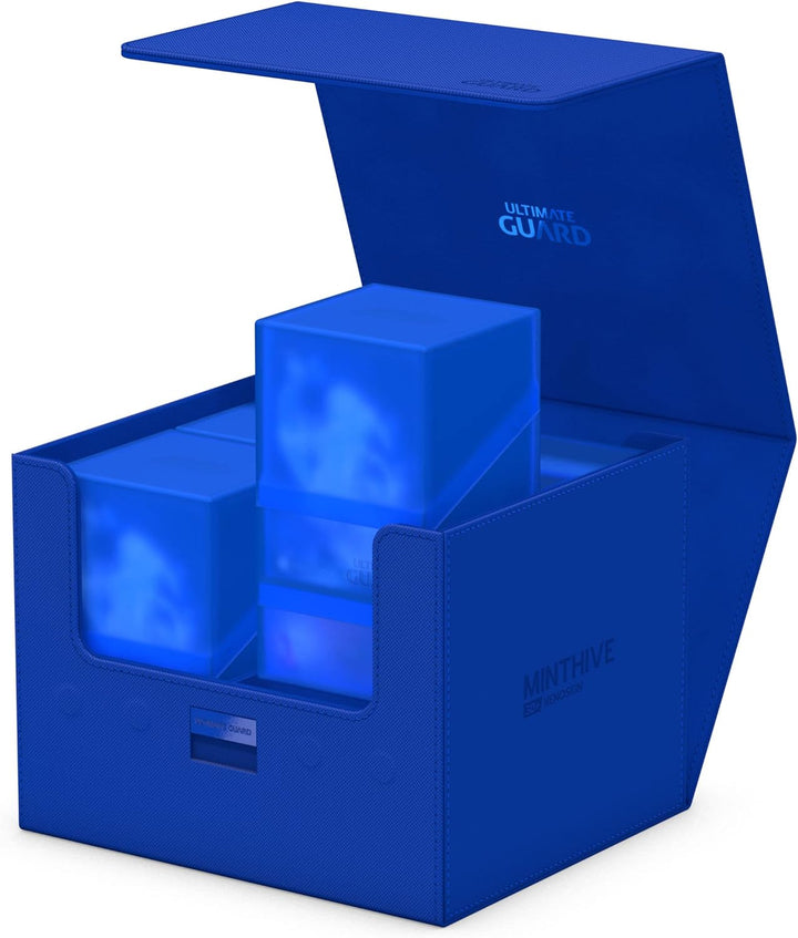 Ultimate Guard UGD011331 Minthive 30+ XenoSkin Blau Kartenbox, Blau