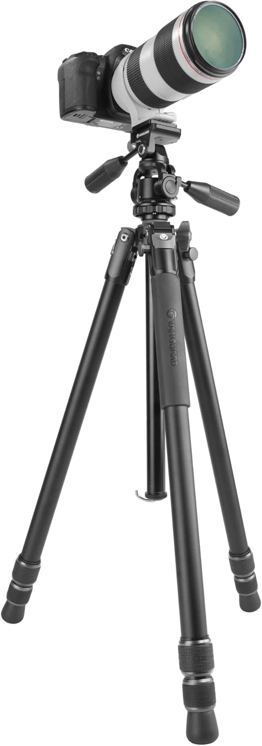 Vanguard Veo 3 303APS - Stabiles Stativ mit 30 mm Beindurchmesser und 3-Wege Kopf Aluminium 30mm 3 W