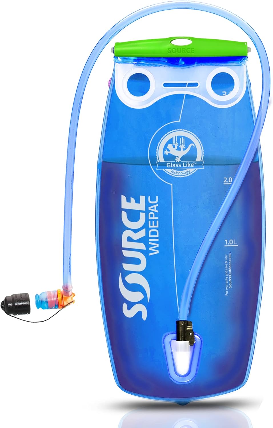 Source Wasserbehälter Widepac Transparent/Blau 3 Liter Single, Transparent/Blau 3 Liter Single