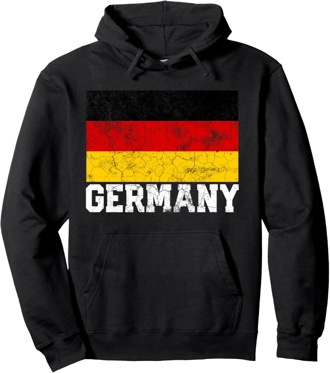 Deutschlandflagge Deutschland Familienstolz Ländershirt Vintage Geschenk Pullover Hoodie