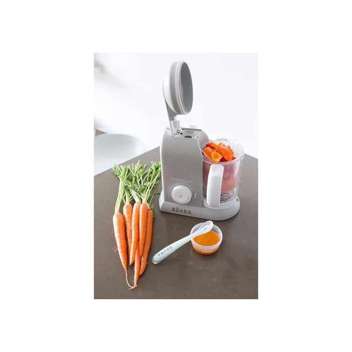 BÉABA - Babycook Solo - 4 in 1 Babynahrungszubereiter - Schonender Dampfgarer - Schnelles Dampfgaren