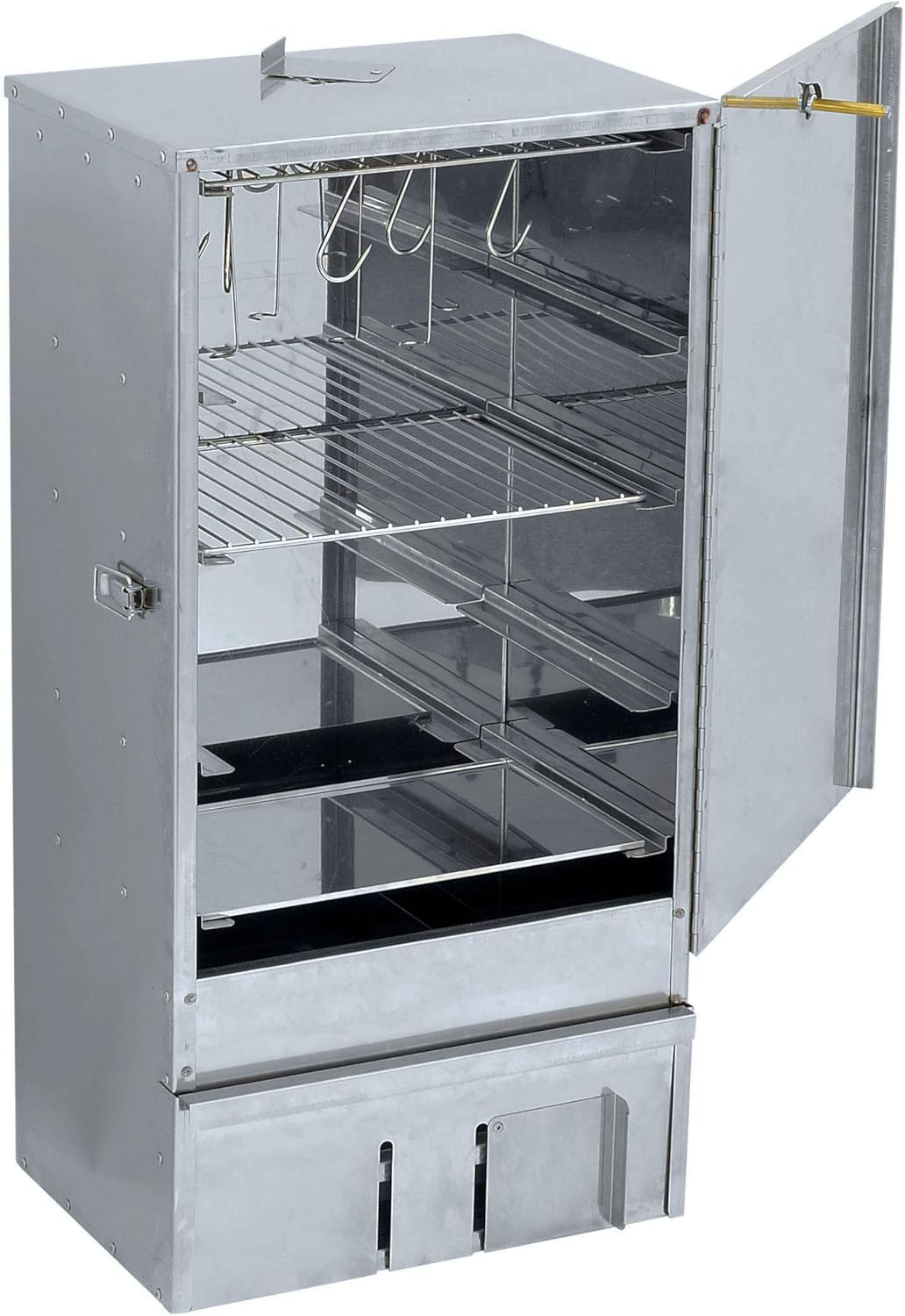Massiver Edelstahl Räucherofen/Räucherschrank - 80 cm Höhe - in Deutschland gefertigt + Elektro Set