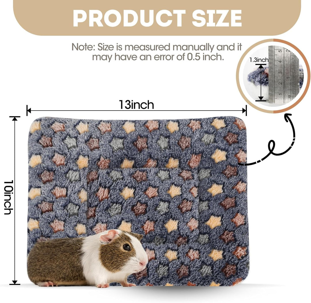 Meerschweinchenbett, 25,4 x 33 cm, waschbar, dick, Dunkelblau, Grösse M, 2 Stück 10" X 13" - 2 Pack