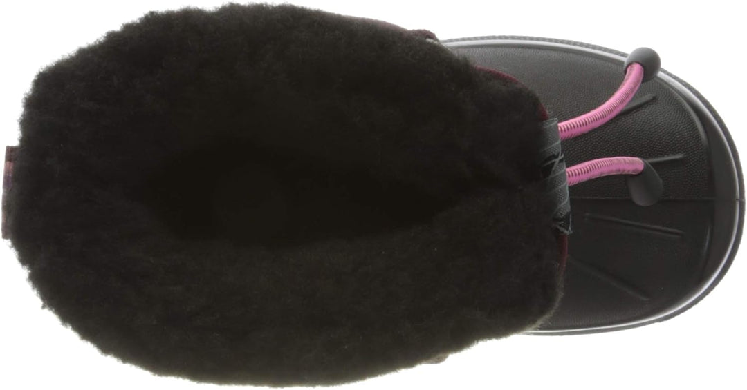 Viking Unisex Kinder IstindSchneestiefel 38 EU Dark Pink Black, 38 EU Dark Pink Black