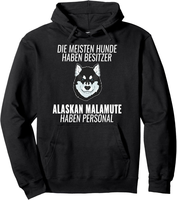 Lustiges Alaskan Malamute Personal Hundehalter Geschenk Hund Pullover Hoodie