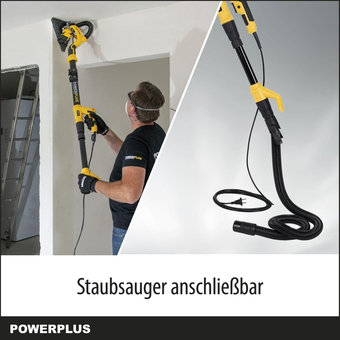 Powerplus POWX0477 Trockenbauschleifer, 0, 3 Stück, Trockenbauschleifer