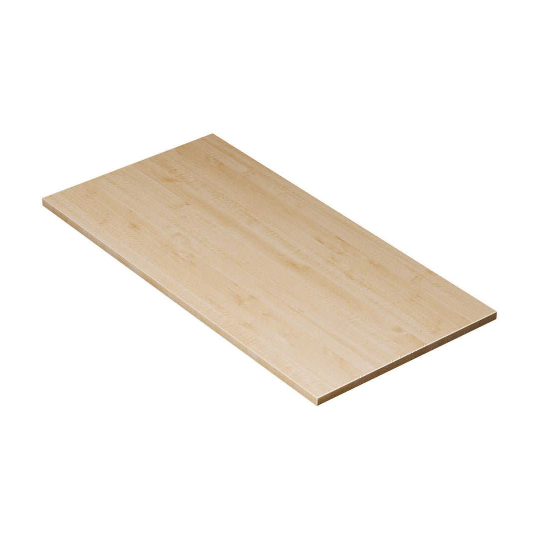 Tischplatte, Spanplatte, 25mm, verstärkte Kante Ahorn 120x60 cm, Ahorn 120x60 cm