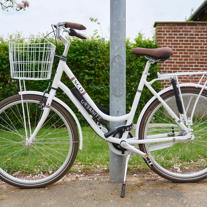 Urbanite Kettenschloss UCH/K mit Schlüssel - robustes Fahrradschloss mit 6 mm starker Stahlkette – z