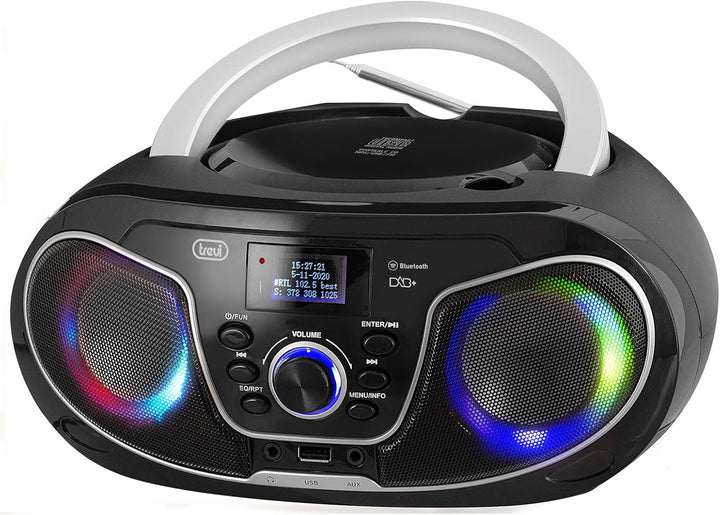 Trevi CMP 588 DAB Tragbares Stereo mit DAB/DAB+ und FM mit RDS, Dot Matrix Display mit hoher Ablesba