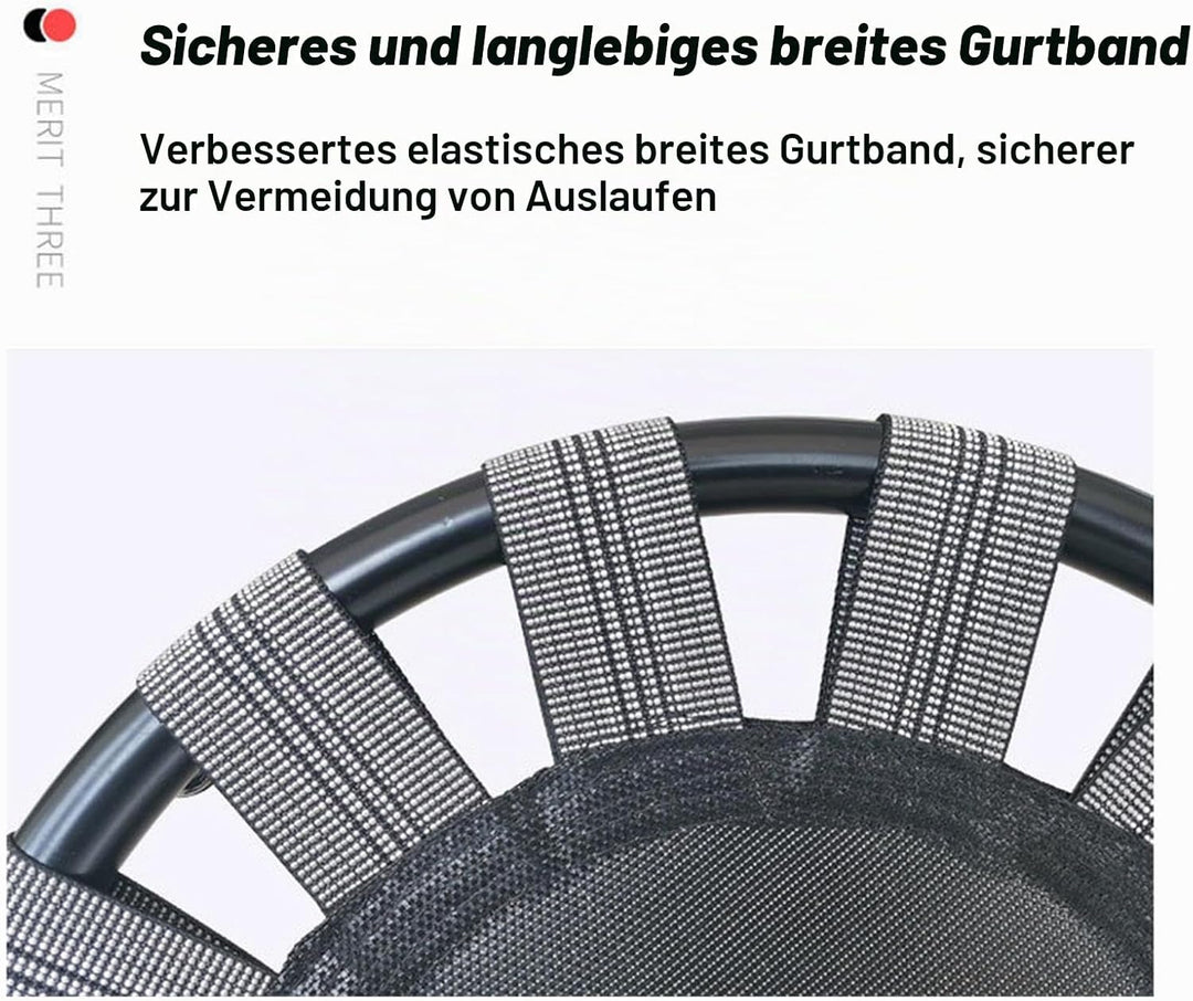 Kleines Trampolin,Trampolin Indoor | Übungs-Sprungbett,Zusammenklappbares Trampolin mit Einer maxima