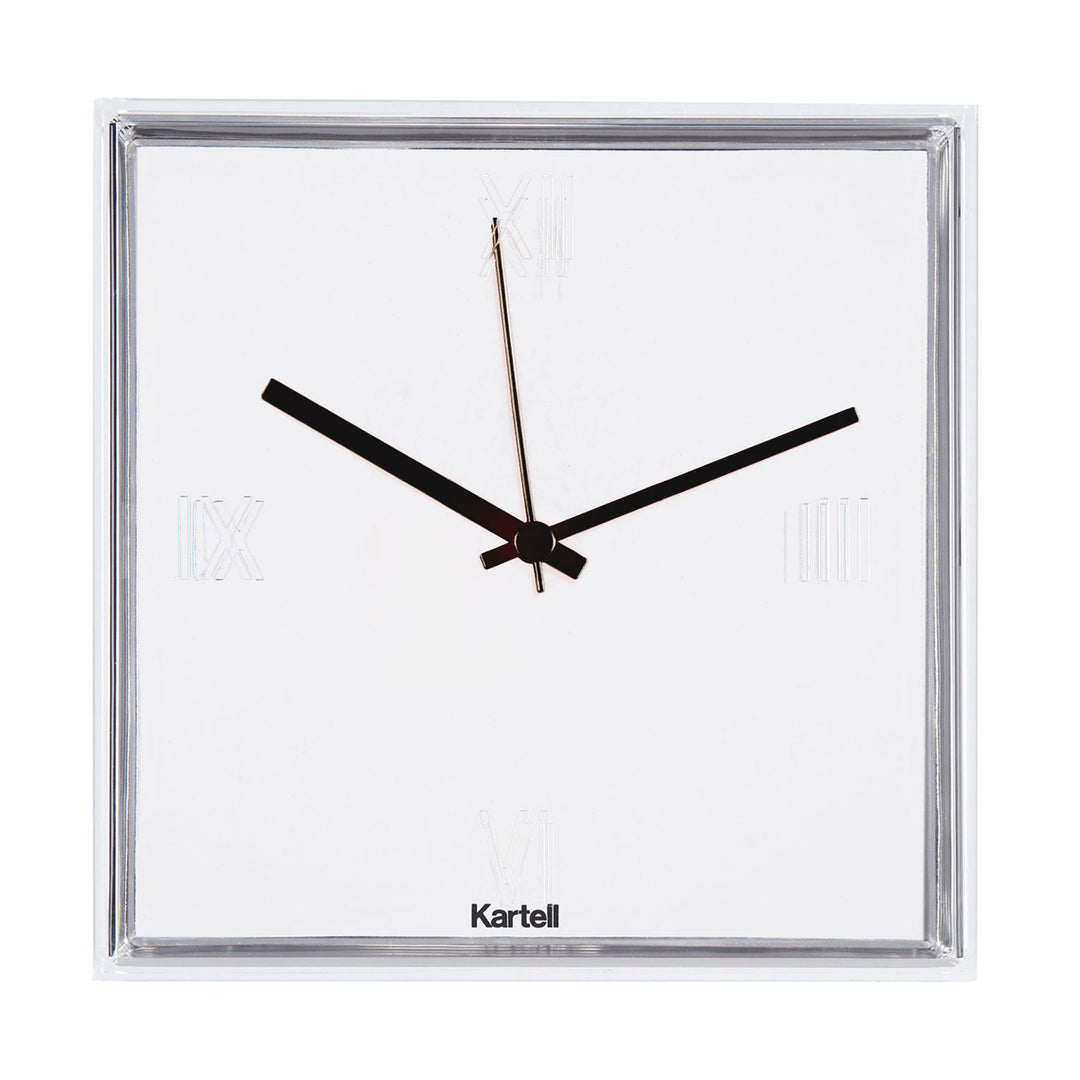 Kartell Tic und Tac, Wall Clock, Weiss Deckende Farben, Weiss