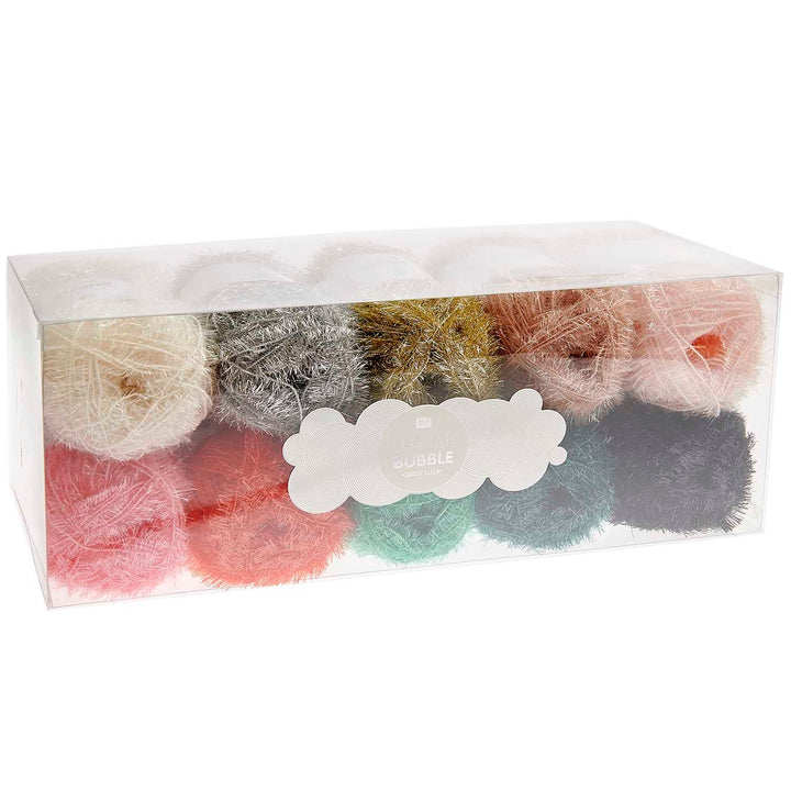 Rico Design Creative Bubble Set, 10 Farben á je 50g (Good Luck), Good Luck