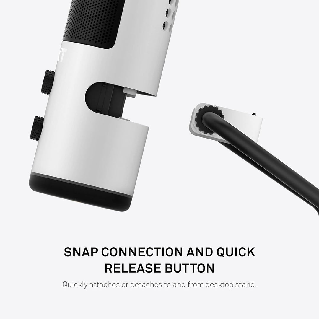 NZXT Capsule – AP-WUMIC-W1 – USB Streaming Mikrofon – Hohe Audioqualität – Unidirektionale Nierencha