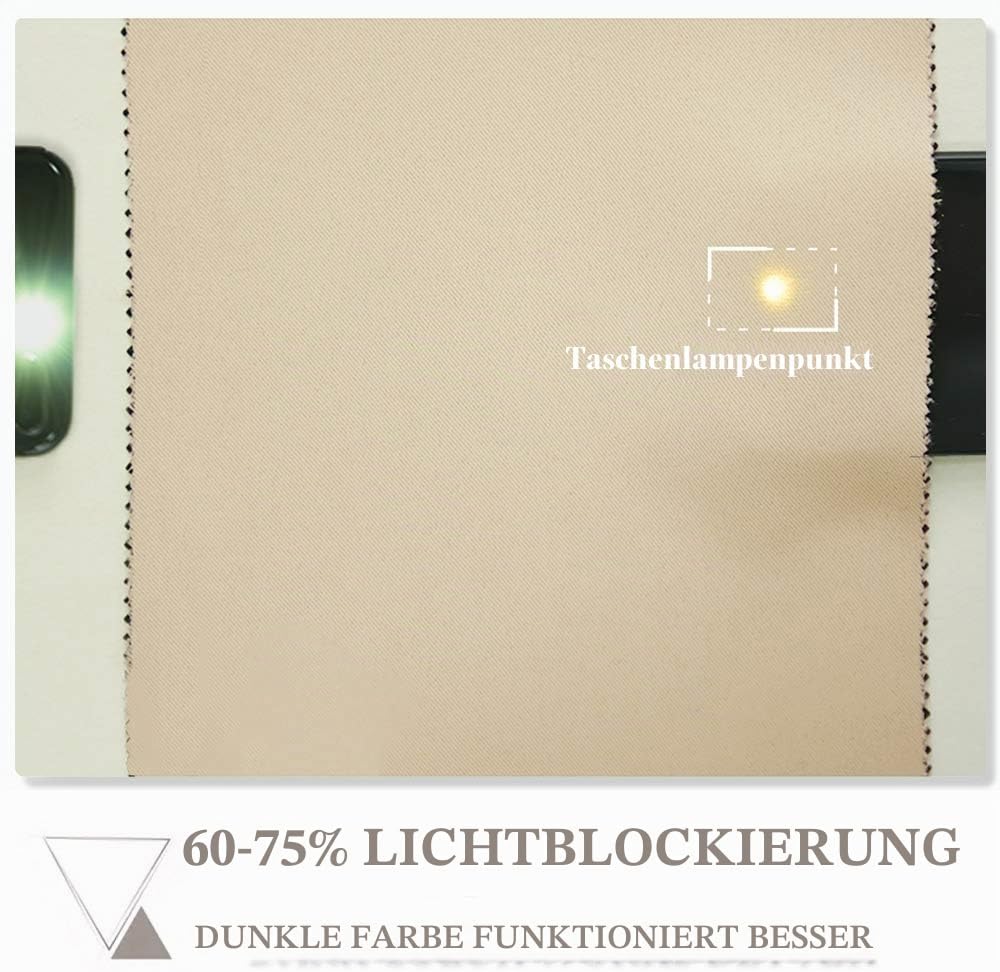 PONY DANCE Scheibengardinen Modern Kurze Blickdichte Gardinen für Küchenfenster 2er Set H 90 x B 106