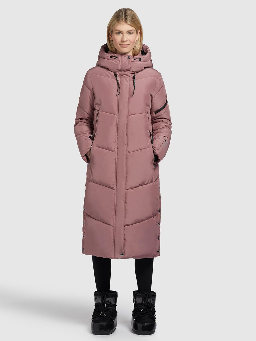 khujo Damen Steppmantel Sonje 5 M rosé, M ros&#xE9;