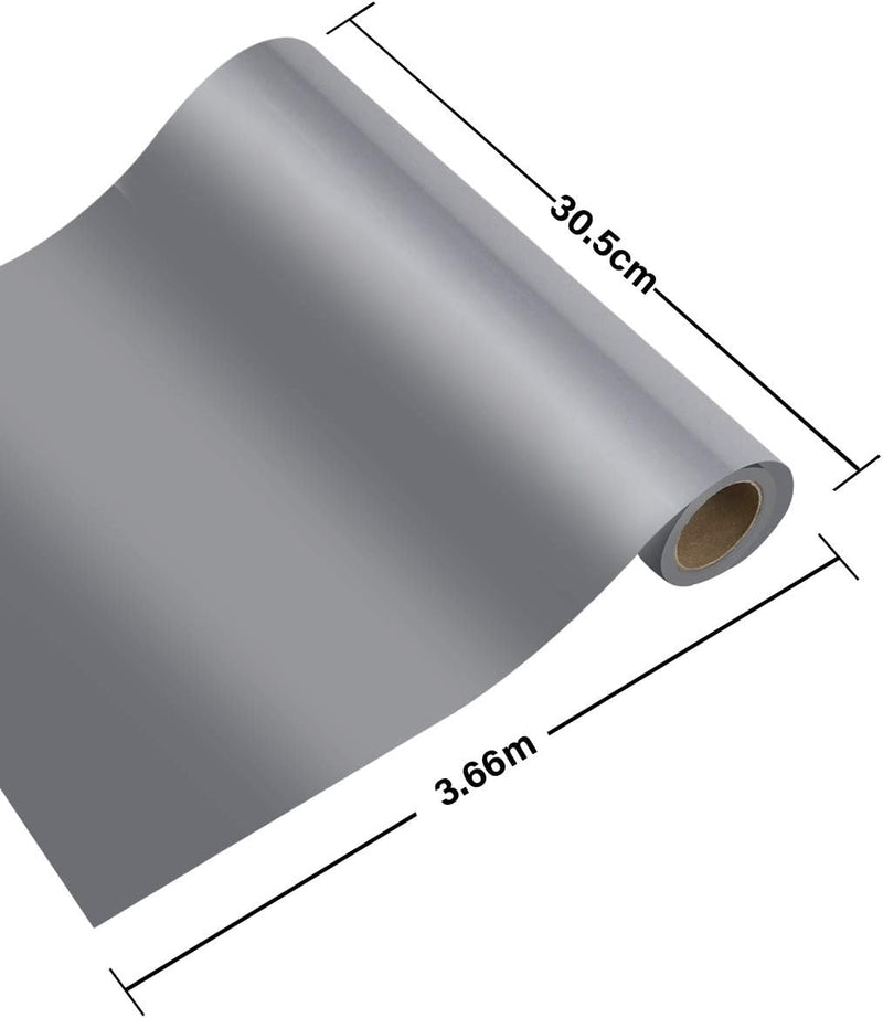 Zwanzer Plotterfolie Textil,30.5cm× 3.66m Flexfolie für Cricut und Silhouette Cameo,Verwendet in DIY