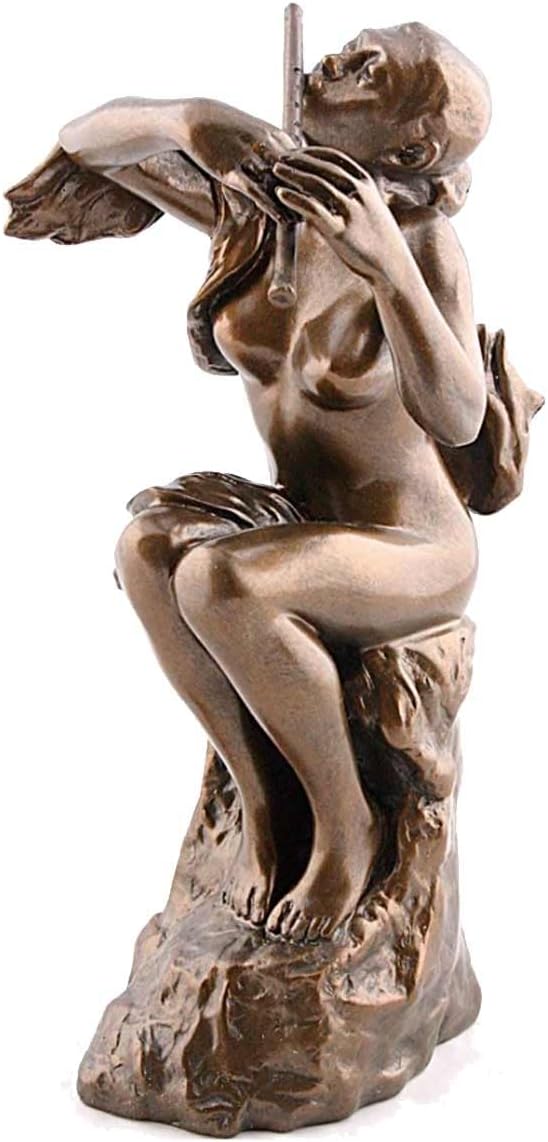 Camille Claudel Die Flötenspielerin in Bronzeoptik