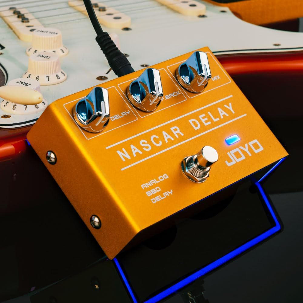 JOYO Analoges Delay-Effektpedal der R-Serie, Vintage, warmer natürlicher Klang für sentimentale E-Gi