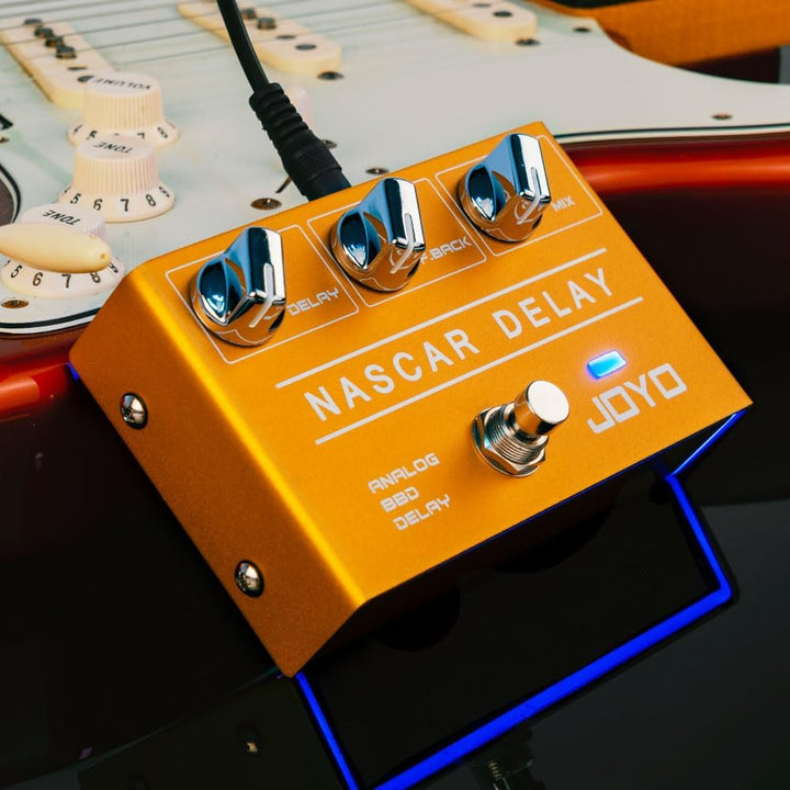 JOYO Analoges Delay-Effektpedal der R-Serie, Vintage, warmer natürlicher Klang für sentimentale E-Gi