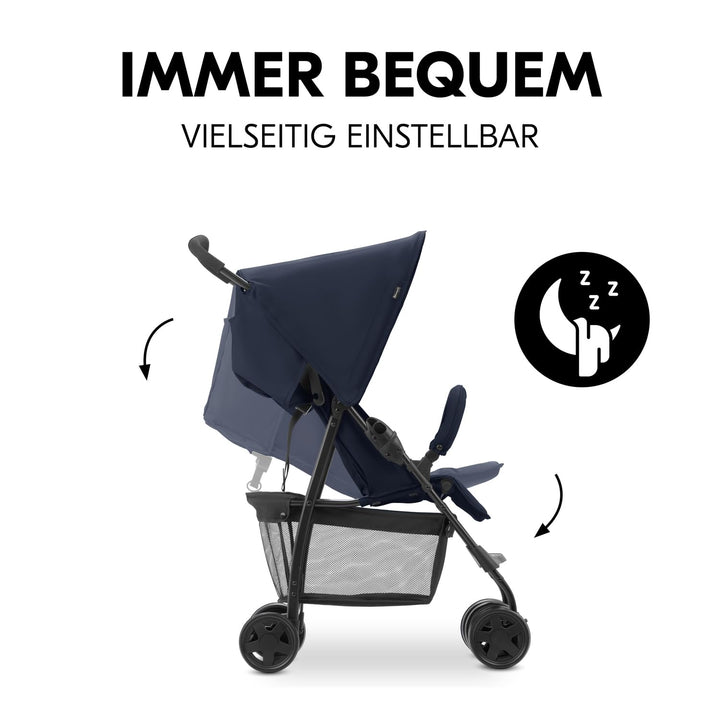 hauck Buggy Sport, Ultra Leicht - nur 5,9 kg, für Kinder bis 15 kg, Klein Zusammenklappbar, Reisebug