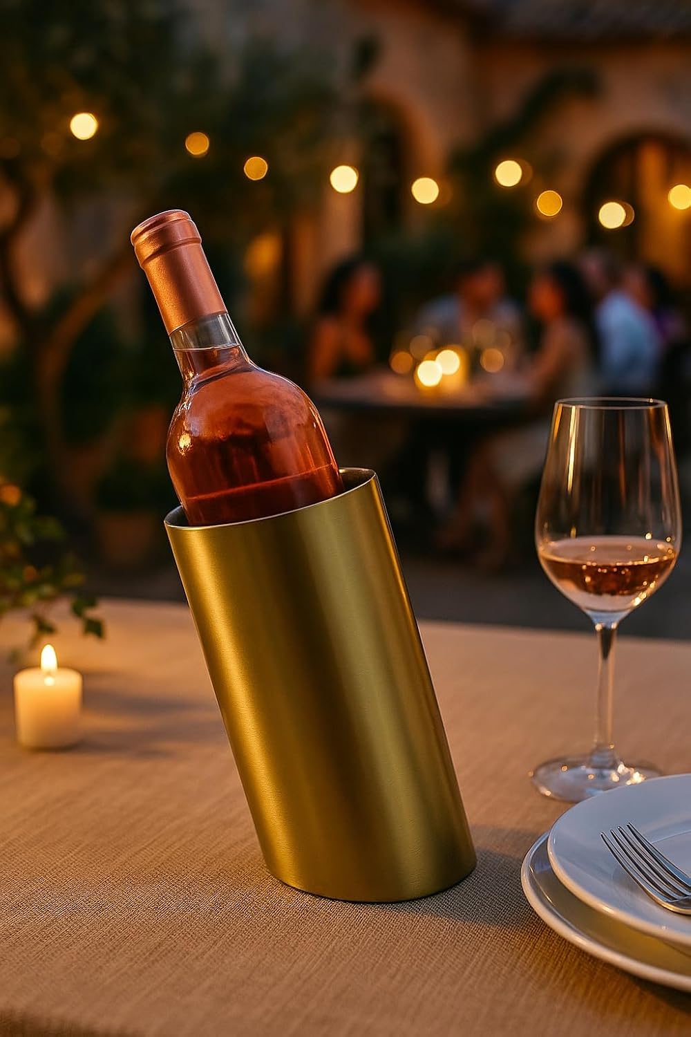 Flaschenkühler & Sektkühler | Weinkühler Champagnerkühler Eiswürfelbehälter - Eiseimer Edelstahl dop