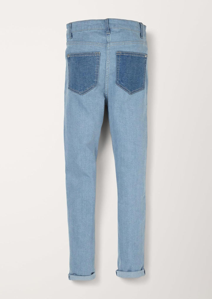 s.Oliver Treggings: Treggings mit High Waist 152 Light Blue Stretch (53z2), 152 Light Blue Stretch (