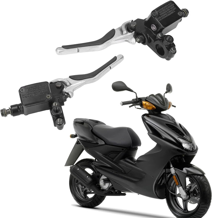 Yosoo Bremshebel, Paar Motorrad Links Rechts Bremshebel mit Ölkanne Aluminiumlegierung CNC-Ersatz fü