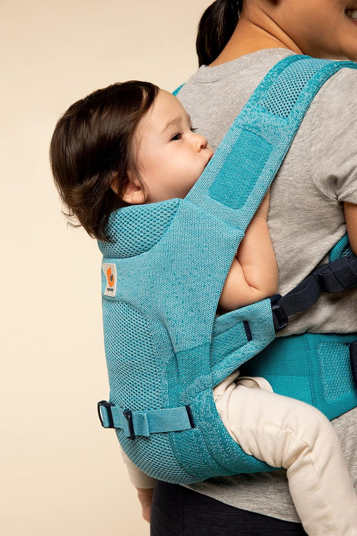 Ergobaby Aerloom Babytrage für Neugeborene bis zum Kleinkind, 3-Positionen Ergonomische Babybauchtra