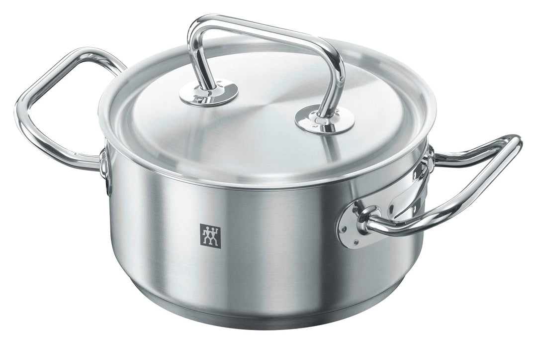 ZWILLING Twin Classic Bratentopf mit Deckel, 16 cm, 1,5 L, Induktionsgeeignet, Edelstahl, 16 cm