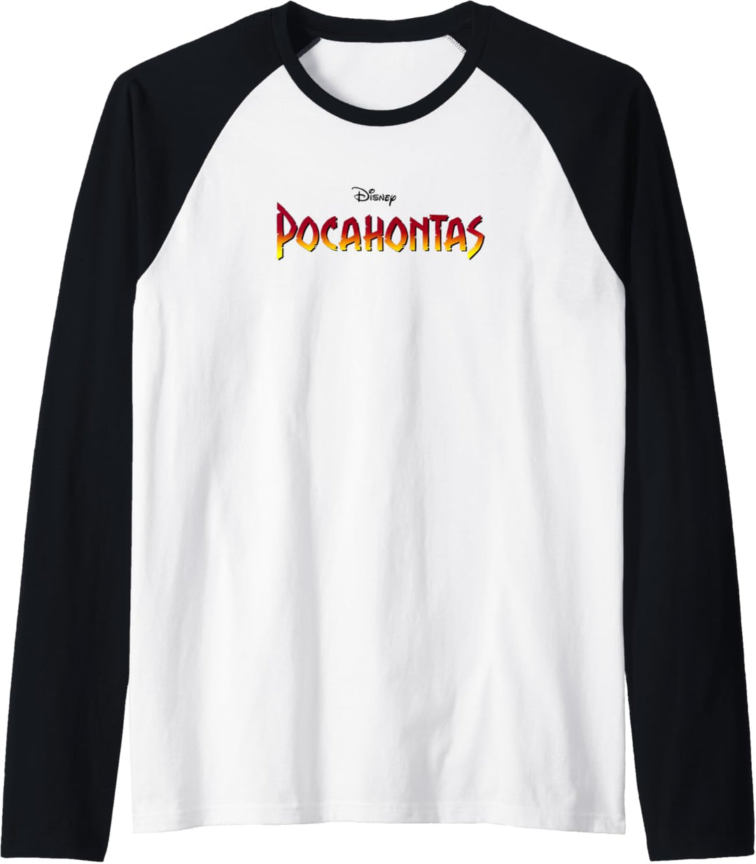Disney Pocahontas Title Logo Raglan