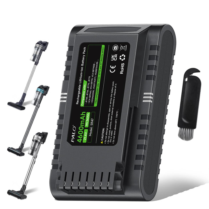 4600mAh 21,6V Ersatzakku für Samsung JET60 JET65 JET70 JET75 JET90 Serie, VS15A60 VS15T70 VS20T75 VS