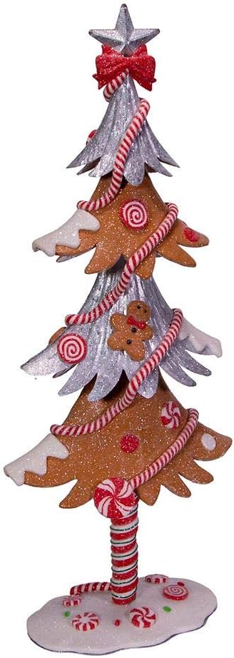 Kurt S. Adler Claydough Weihnachtsbaum Ornamente Urlaub Dekoration Lebkuchen Pfefferminze Süssigkeit